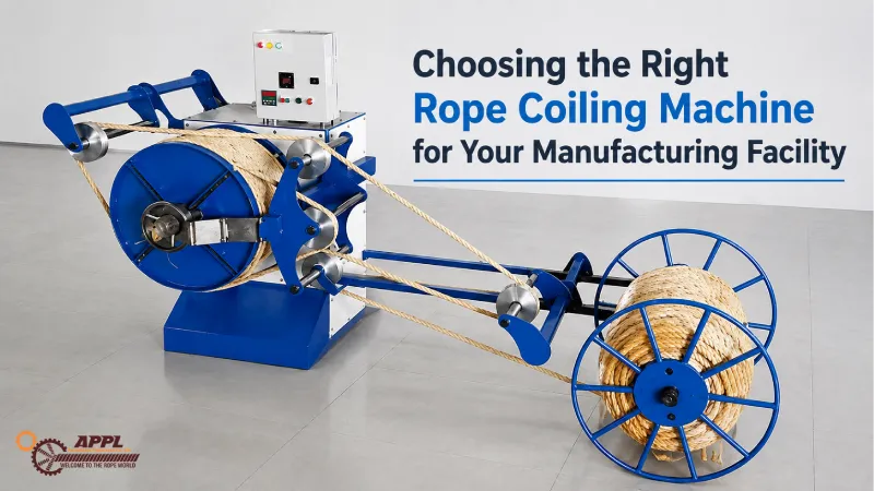 Choosing the Right Rope Coiling Machine for Your Manufacturing Facility