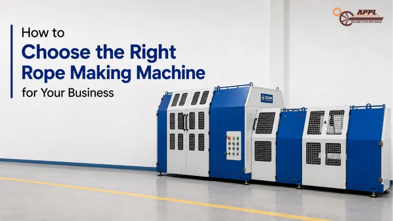How to Choose the Right Rope Making Machine for Your Business
