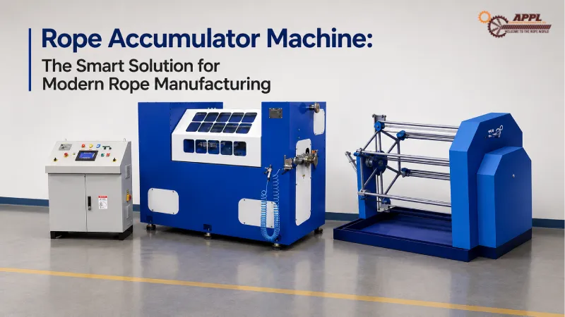 Rope Accumulator Machine: The Smart Solution for Modern Rope Manufacturing