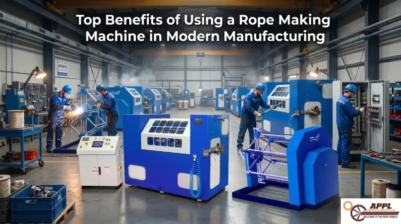Top Benefits of Using a Rope Making Machine in Modern Manufacturing