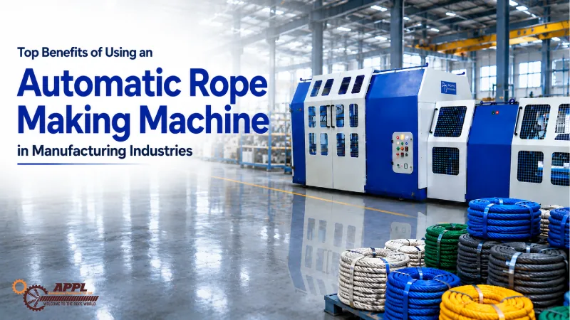Top Benefits of Using an Automatic Rope Making Machine in Manufacturing Industries