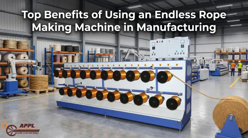 Top Benefits of Using an Endless Rope Making Machine in Manufacturing