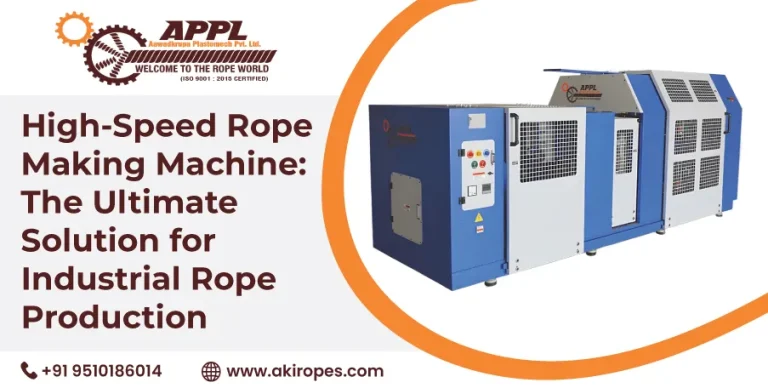 High-Speed Rope Making Machine: The Ultimate Solution for Industrial Rope Production Machine