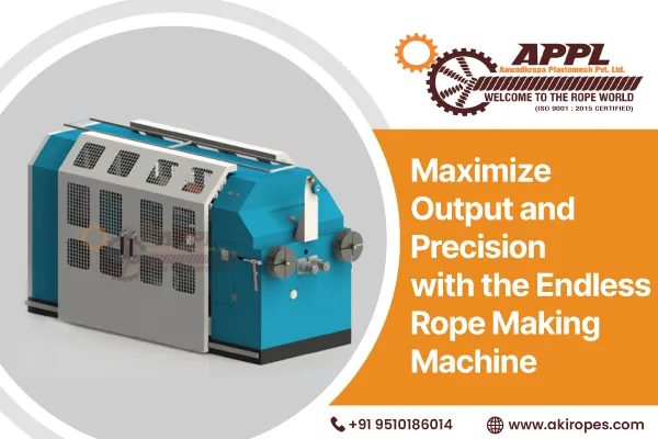 Maximize Output and Precision with the Endless Rope Making Machine