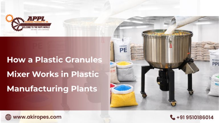 How a Plastic Granules Mixer Works in Plastic Manufacturing Plants