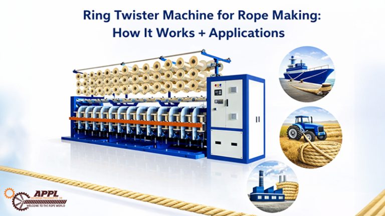 Ring Twister Machine for Rope Making: How It Works + Applications