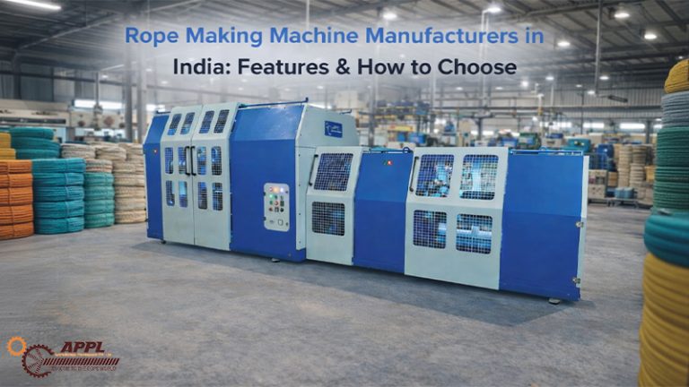 Rope Making Machine Manufacturers in India: Features & How to Choose