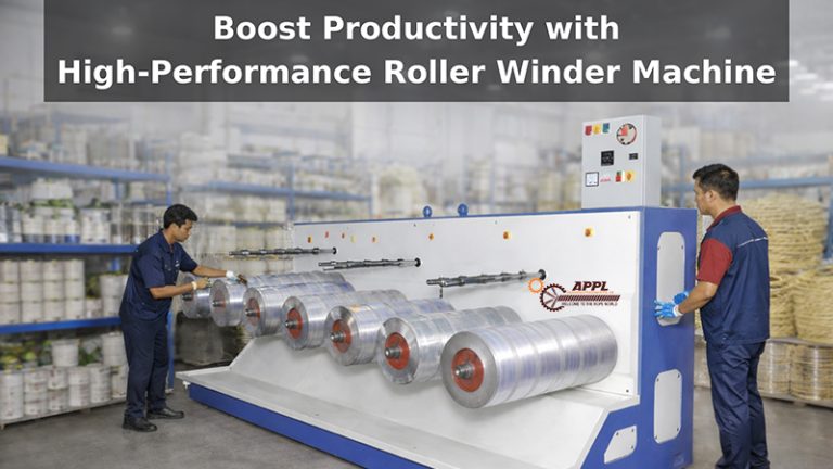Boost Productivity with High-Performance Roller Winder Machine