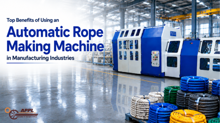 Top Benefits of Using an Automatic Rope Making Machine in Manufacturing Industries