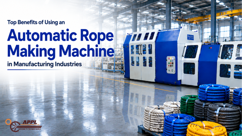Top Benefits of Using an Automatic Rope Making Machine in Manufacturing Industries