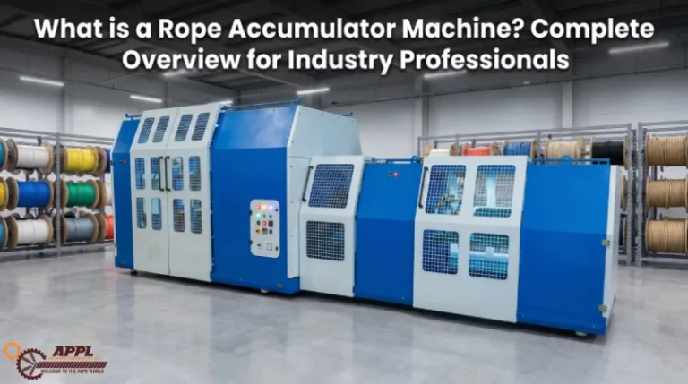 What is a Rope Accumulator Machine? Complete Overview for Industry Professionals