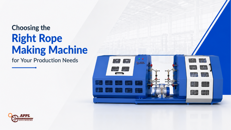Choosing the Right Rope Making Machine for Your Production Needs